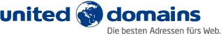 Logo united-domains AG - schnelle, internationale Registrierung von Domain-Namen